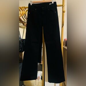 Citizens of Humanity Black Denim Wide leg